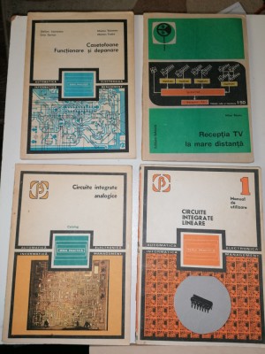 LOT 4 CARTI ELECTRONICA RADIO TV... foto