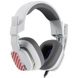 Casti gaming cu fir Logitech A10, Microfon, Multiplatforma, Alb