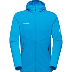 Jachetă de fleece MAMMUT Aconcagua Light ML Hooded glacier blue XXL