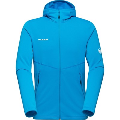 Jachetă de fleece MAMMUT Aconcagua Light ML Hooded glacier blue XXL foto