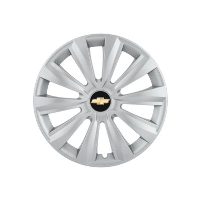 Set 4 capace roti 15 inchi (R15) Delta Gri, Compatibile Cu Chevrolet foto
