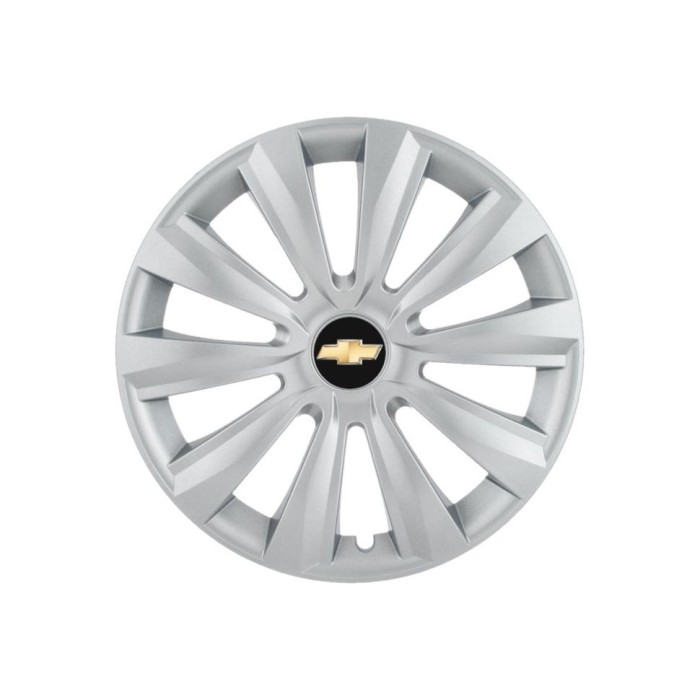 Set 4 capace roti 15 inchi (R15) Delta Gri, Compatibile Cu Chevrolet