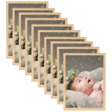 Cumpara ieftin Rame foto colaj de masă 10 buc., stejar deschis, 15x21 cm