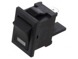 Comutator Basculant ON-OFF cu LED Negru 10A/125VAC