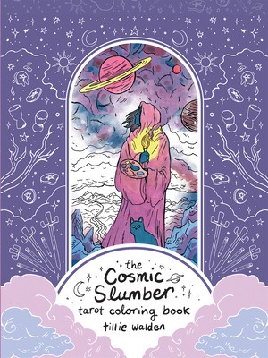 Cosmic Slumber Tarot Coloring Book foto