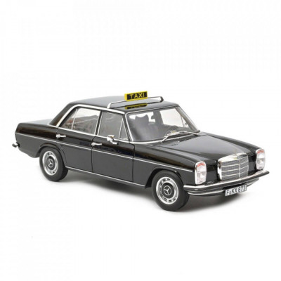 Macheta auto Mercedes-Benz 200 1968 Taxi Black, 1:18 Norev foto