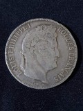 Franța 1843 B - 5 franci - Monedă de argint, Europa