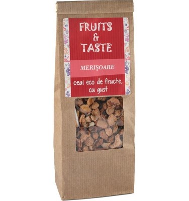 Ceai de Fructe Merisoare Bio 80 grame Fruits&amp;amp;Taste foto