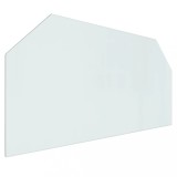 Cumpara ieftin Placa de sticla pentru semineu, hexagonala, 120x60 cm