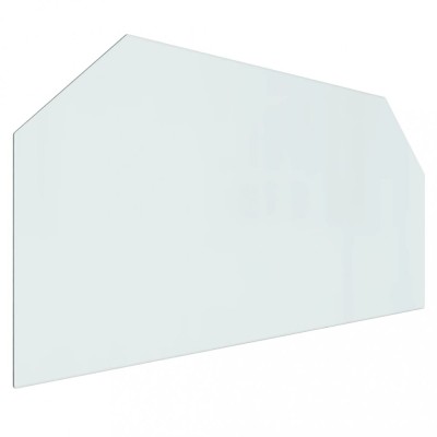 Placa de sticla pentru semineu, hexagonala, 120x60 cm foto
