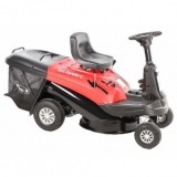 Mini tractoras pentru gazon GeoTech, 6.7 CP 3000 rpm, Inaltime taiere 35-75 mm, Pornire electrica, 5 viteze, Diametru 61 cm