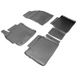 Set de 4 covorase cauciuc 3D stil tavita premium pentru Toyota Corolla E16, E17, E18 2012-2018, Recambo