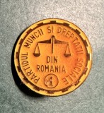Insigna Partidul muncii si dreptatii sociale din Romania