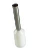 Set 100 pini terminali izolati 0.75 mm &sup2; albi ferule cupru 14.6mm, XBS