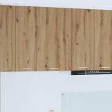 Dulap suspendat Riga Stejar Artisan si Alb 50 x 31 x 80 cm