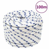 Cumpara ieftin Franghie de barca, alb, 12 mm, 100 m, polipropilena