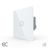Cumpara ieftin Intrerupator Simplu Cap Scara / Cruce cu Touch LIVOLO din Sticla - Protocol ZigBee EC SmartElectro IntelligentHouse