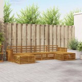 vidaXL Seturi de canapele 6 pcs natural Lemn Solid de Acacia 3373894