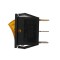 Intrerupator Rocker dreptunghiular SPST ON-OFF Galben cu led 250V 15A IP20 KCD3 3pini