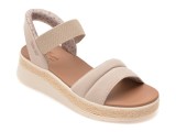 Cumpara ieftin Sandale SKECHERS gri, BOBS SUN RAY, din material textil