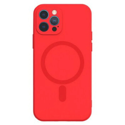 Husa Cover MagSilicone pentru iPhone 13 Pro Red foto