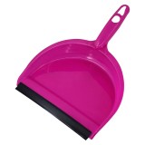 Faras din plastic cu lamela din cauciuc, roz, 210 mm