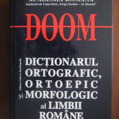 DOOM - Dictionarul Ortografic, Ortoepic si Morfologic al Limbii Romane