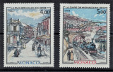 MONACO 1984 - Picturi, Monaco in Belle Epoque /serie completa MNH (Michel 8&euro;)