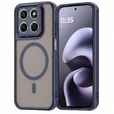 Husa pentru Motorola Moto G87 / G77 / G67 Asteroid GSM HaloFrost II MagSafe, Navy Blue