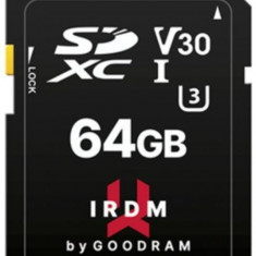 Card de memorie SDXC Goodram IR-S3A0-0640R12 IRDM, 64GB, UHS I, U3