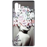 Husă Samsung Galaxy Note 10 Plus, TPU+PC, Print 3D, Lady - Protecție Premium