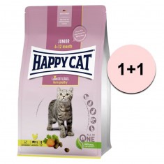 Happy Cat Junior Land Geflügel / carne de pasăre 1,3 kg 1+1 GRATUIT