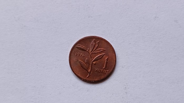 Turcia -1 Kurus 1974