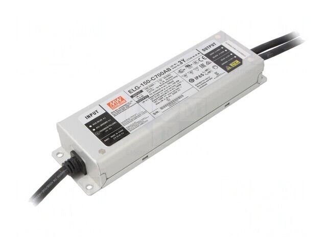 Alimentator LED 149,8W 107-214VDC 350-700mA IP65