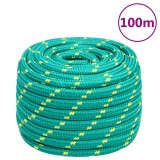 Cumpara ieftin Franghie de barca, verde, 20 mm, 100 m, polipropilena