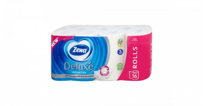 Zewa Deluxe Delicate Care 3 r&eacute;tegű Toalettpap&iacute;r 16 tekercs