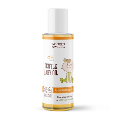 Ulei delicat pentru bebelusi, bio, 100ml, Wooden Spoon foto
