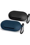 [2-Pack] Husă compatibilă cu Huawei FreeBuds 3i, husă protectivă din silicon BAOWEI rezistentă la șocuri - Negru