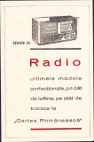 HST A2106 Reclamă interbelică radio comercializat prin Cartea Rom&acirc;nească
