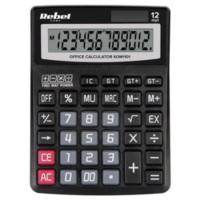 CALCULATOR DE BIROU 12 DIGITI OC-100 REBEL EuroGoods Quality foto