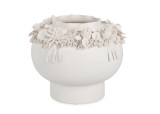 Cumpara ieftin Vaza flori ceramica alba Minde &Oslash;27x24h