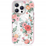 Cumpara ieftin Husa Cover Kingxbar Flora Series pentru iPhone 14 Plus Rose