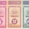 Bancnota Mongolia 10, 20 si 50 Mongo (1993) - P49-51 UNC ( set x3 )