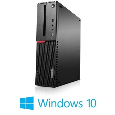 Calculatoare Lenovo ThinkCentre M800 SFF, Quad Core i5-6400, 8GB DDR4, Win 10 Home foto