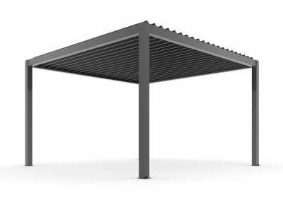 Pergola DELUXE Bioclimatica cu Led, Pavilion 3x3x2.5metri, Premium, Aluminiu foto