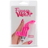 Vibrator pentru Deget Finger Vibe Bunny Pleaser, Roz#