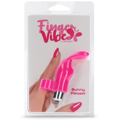 Vibrator pentru Deget Finger Vibe Bunny Pleaser, Roz# foto