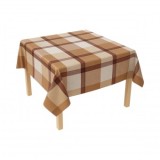 Rola fata de masa decorativa PVC 1.37x20m, grosime 0.18mm, textil 45 g/mp, model carouri Breckner Germany