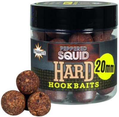 Boilies Dynamite Baits Peppered Squid Hard Hookbaits 20mm foto