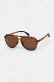 Goodr ochelari de soare Mach Gs Amelia Earhart Ghosted Me culoarea maro, GO-668539